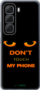 Силиконовый чехол Don't touch the phone для Infinix Hot 50 5G - 4261u-3795 изображение 