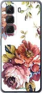 Силиконовый чехол Vintage flowers для Infinix Hot 50 5G - 4333u-3795 изображение 