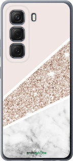 Силиконовый чехол Пастельный мрамор для Infinix Hot 50 5G - 4342u-3795 изображение 