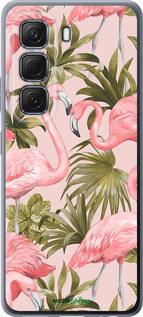 Силиконовый чехол фламинго 2 для Infinix Hot 50 5G - 4360u-3795 изображение 