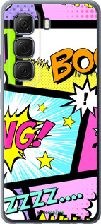 Силиконовый чехол Комикс 1 для Infinix Hot 50 5G - 4407u-3795 изображение 