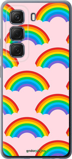 Силиконовый чехол Rainbows для Infinix Hot 50 5G - 4478u-3795 изображение 