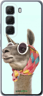 Силиконовый чехол Модная лама для Infinix Hot 50 5G - 4479u-3795 изображение 