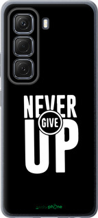 Силиконовый чехол Никогда не сдавайся для Infinix Hot 50 5G - 4572u-3795 изображение 