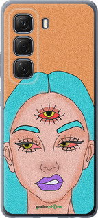 Силиконовый чехол Девушка рисунок для Infinix Hot 50 5G - 4576u-3795 изображение 