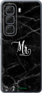 Силиконовый чехол Мрамор1 для Infinix Hot 50 5G - 4582u-3795 изображение 