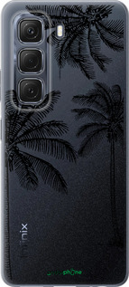 Силиконовый чехол Пальмы1 для Infinix Hot 50 5G - 4634u-3795 изображение 