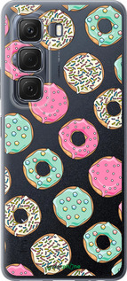 Силиконовый чехол Пончики 1 для Infinix Hot 50 5G - 4657u-3795 изображение 