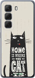 Силиконовый чехол Кот для Infinix Hot 50 5G - 4671u-3795 изображение 