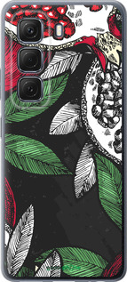 Силиконовый чехол Гранат для Infinix Hot 50 5G - 4692u-3795 изображение 