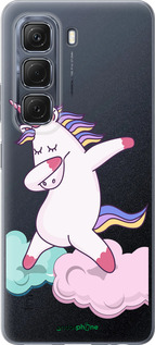 Силиконовый чехол Единорог для Infinix Hot 50 5G - 4702u-3795 изображение 