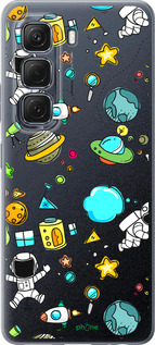 Силиконовый чехол Космос для Infinix Hot 50 5G - 4735u-3795 изображение 