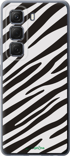 Силиконовый чехол Классическая зебра для Infinix Hot 50 5G - 4874u-3795 изображение 