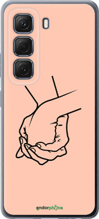 Силиконовый чехол Руки для Infinix Hot 50 5G - 4896u-3795 изображение 