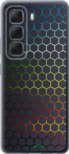 Силиконовый чехол Переливающиеся соты для Infinix Hot 50 5G - 498u-3795 изображение 
