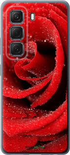 Силиконовый чехол Красная роза для Infinix Hot 50 5G - 529u-3795 изображение 