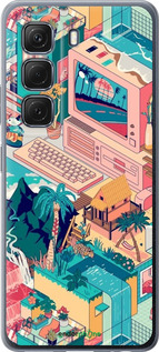 Силиконовый чехол № 5393 для Infinix Hot 50 5G - 5393u-3795 изображение 