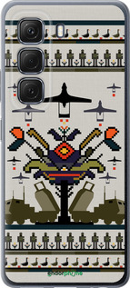 Силиконовый чехол Вышиванка UA для Infinix Hot 50 5G - 5446u-3795 изображение 