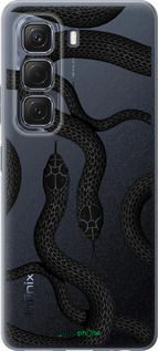 Силиконовый чехол Змеи для Infinix Hot 50 5G - 5473u-3795 изображение 
