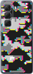 Силиконовый чехол Пиксельный камуфляж для Infinix Hot 50 5G - 5481u-3795 изображение 