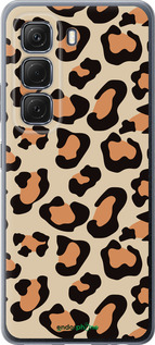 Силиконовый чехол Пятна леопарда v2 для Infinix Hot 50 5G - 5496u-3795 изображение 