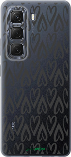 Силиконовый чехол Сердца v2 для Infinix Hot 50 5G - 5497u-3795 изображение 