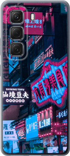 Силиконовый чехол Hong Kong City для Infinix Hot 50 5G - 5536u-3795 изображение 