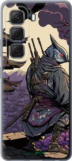 Силиконовый чехол Птица воин для Infinix Hot 50 5G - 5587u-3795 изображение 