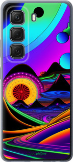 Силиконовый чехол Абстракция v3 для Infinix Hot 50 5G - 5620u-3795 изображение 