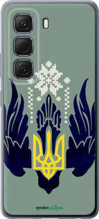 Силиконовый чехол Тризуб с крыльями для Infinix Hot 50 5G - 5640u-3795 изображение 