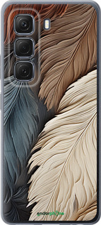 Силиконовый чехол Листья в стиле бохо для Infinix Hot 50 5G - 5643u-3795 изображение 