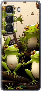 Силиконовый чехол Жабки для Infinix Hot 50 5G - 5656u-3795 изображение 