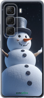 Силиконовый чехол Снеговик для Infinix Hot 50 5G - 5826u-3795 изображение 