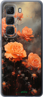 Силиконовый чехол Оранжевые розы для Infinix Hot 50 5G - 5944u-3795 изображение 