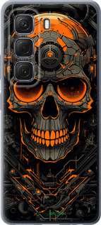 Силиконовый чехол Череп для Infinix Hot 50 5G - 5952u-3795 изображение 