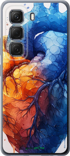 Силиконовый чехол Арт-сердце для Infinix Hot 50 5G - 6034u-3795 изображение 