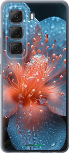 Силиконовый чехол Роса на цветке для Infinix Hot 50 5G - 6039u-3795 изображение 