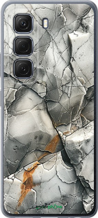 Силиконовый чехол Серый мрамор для Infinix Hot 50 5G - 6041u-3795 изображение 