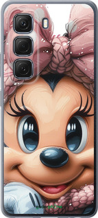 Силиконовый чехол Минни Маус с бантиком для Infinix Hot 50 5G - 6055u-3795 изображение 