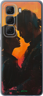 Силиконовый чехол Любовь на полотне для Infinix Hot 50 5G - 6067u-3795 изображение 