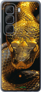 Силиконовый чехол Golden snake для Infinix Hot 50 5G - 6072u-3795 изображение 