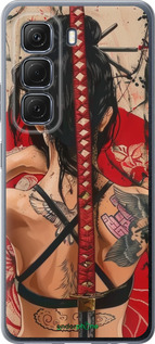 Силиконовый чехол Тайна катаны для Infinix Hot 50 5G - 6074u-3795 изображение 