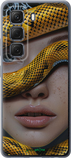 Силиконовый чехол Объятия змеи для Infinix Hot 50 5G - 6081u-3795 изображение 