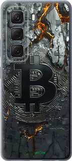 Силиконовый чехол Раскаленный биткойн для Infinix Hot 50 5G - 6091u-3795 изображение 