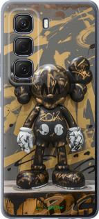 Силиконовый чехол Bronze kaws для Infinix Hot 50 5G - 6097u-3795 изображение 