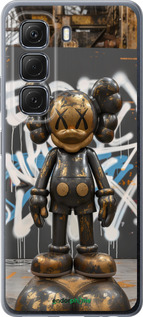 Силиконовый чехол Bronze kaws v3 для Infinix Hot 50 5G - 6099u-3795 изображение 