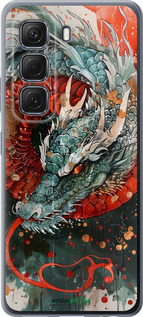 Силиконовый чехол Стихия огня для Infinix Hot 50 5G - 6101u-3795 изображение 