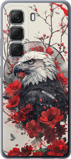 Силиконовый чехол Рубиновый орел для Infinix Hot 50 5G - 6103u-3795 изображение 