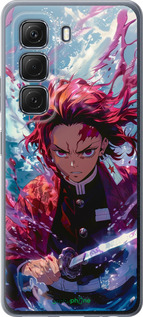 Силіконовий чехол Танджиро Камадо: Клинок, що розсікає демонів для Infinix Hot 50 5G - 6111u-3795 изображение 