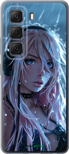 Силиконовый чехол Неоновый дождь для Infinix Hot 50 5G - 6119u-3795 изображение 